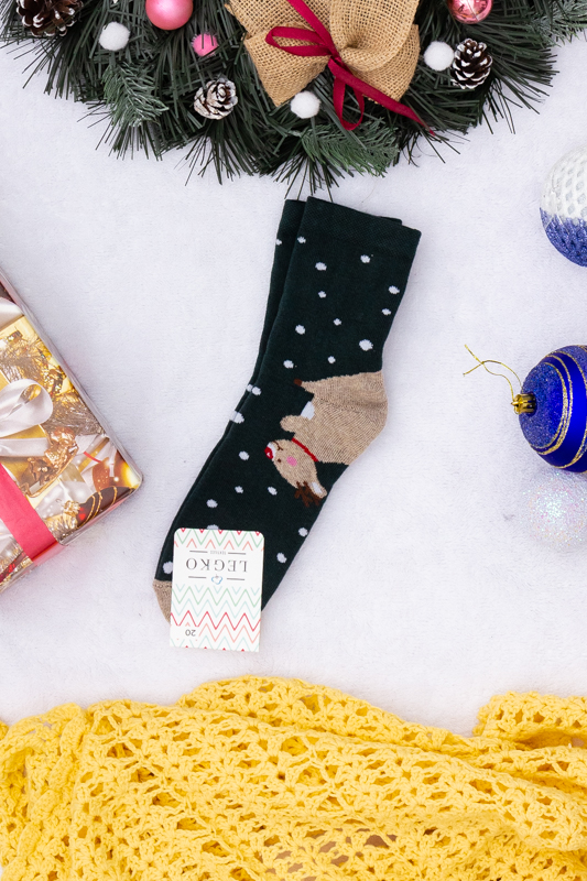 Шкарпетки дитячі "Новорічні" (зима)